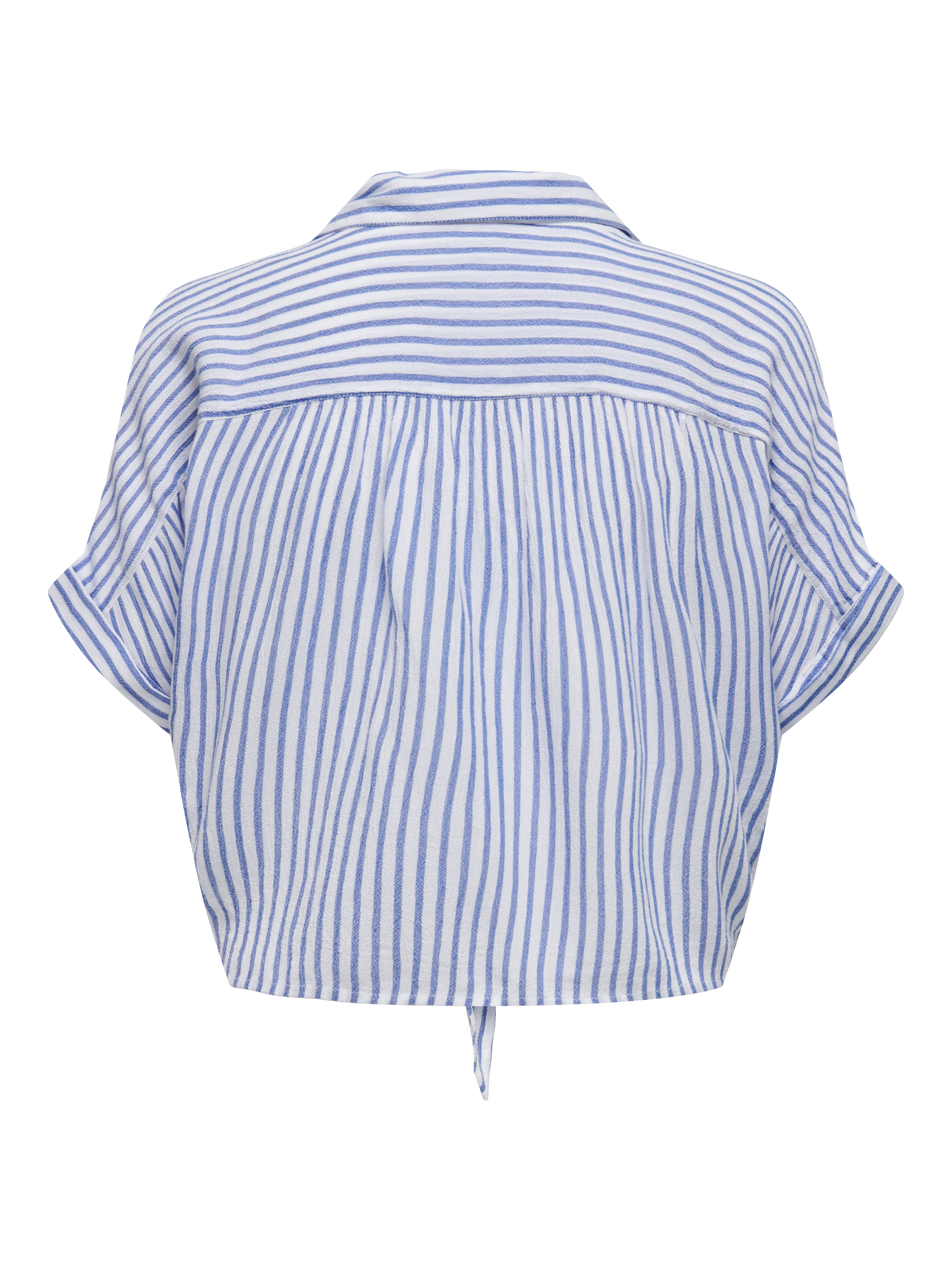 Camicia Paula A Righe Bianco e Azzurro