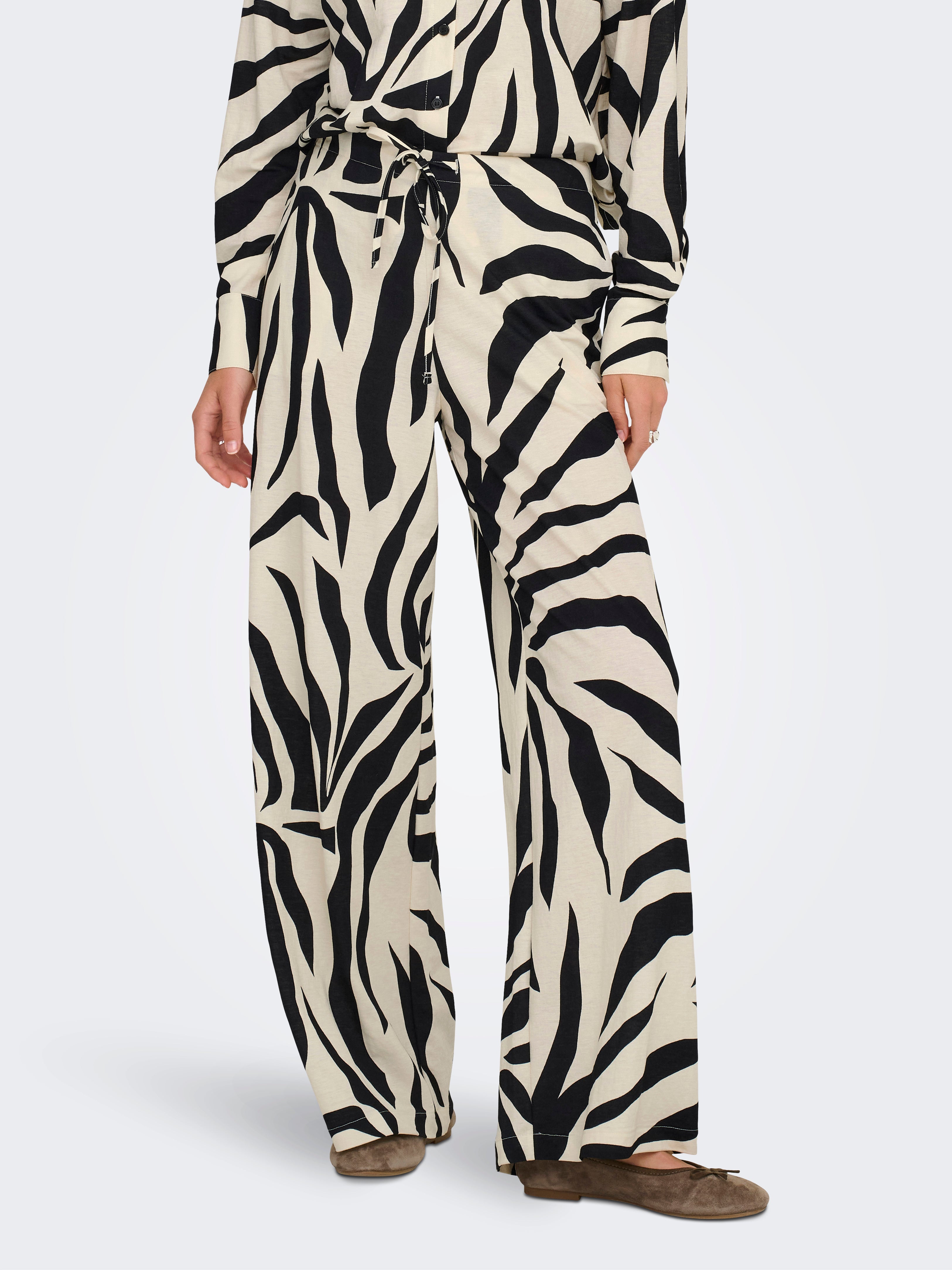 Pantalone Sakura Loose Zebrato