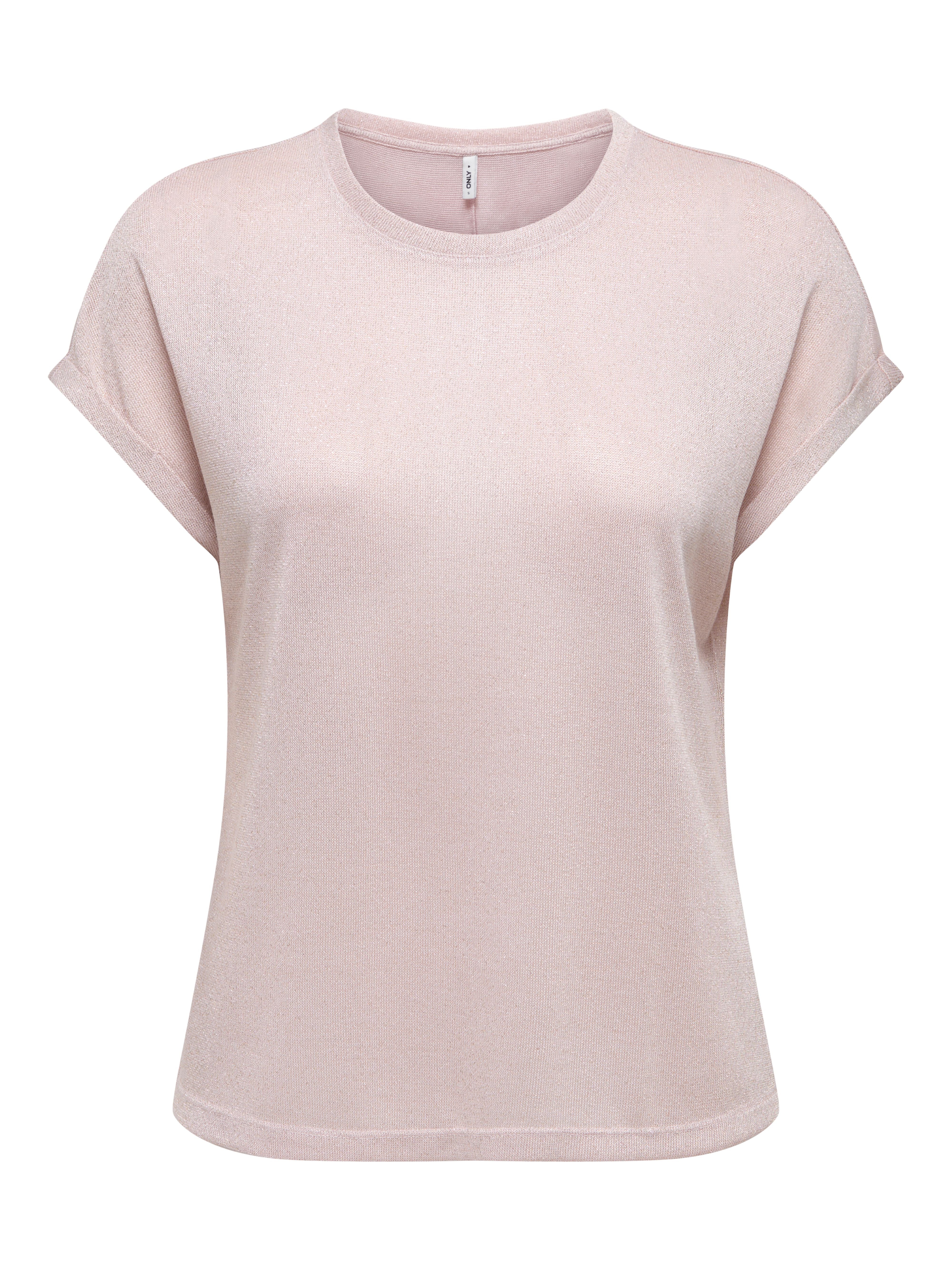 T-Shirt Glitter Lilla Polvere