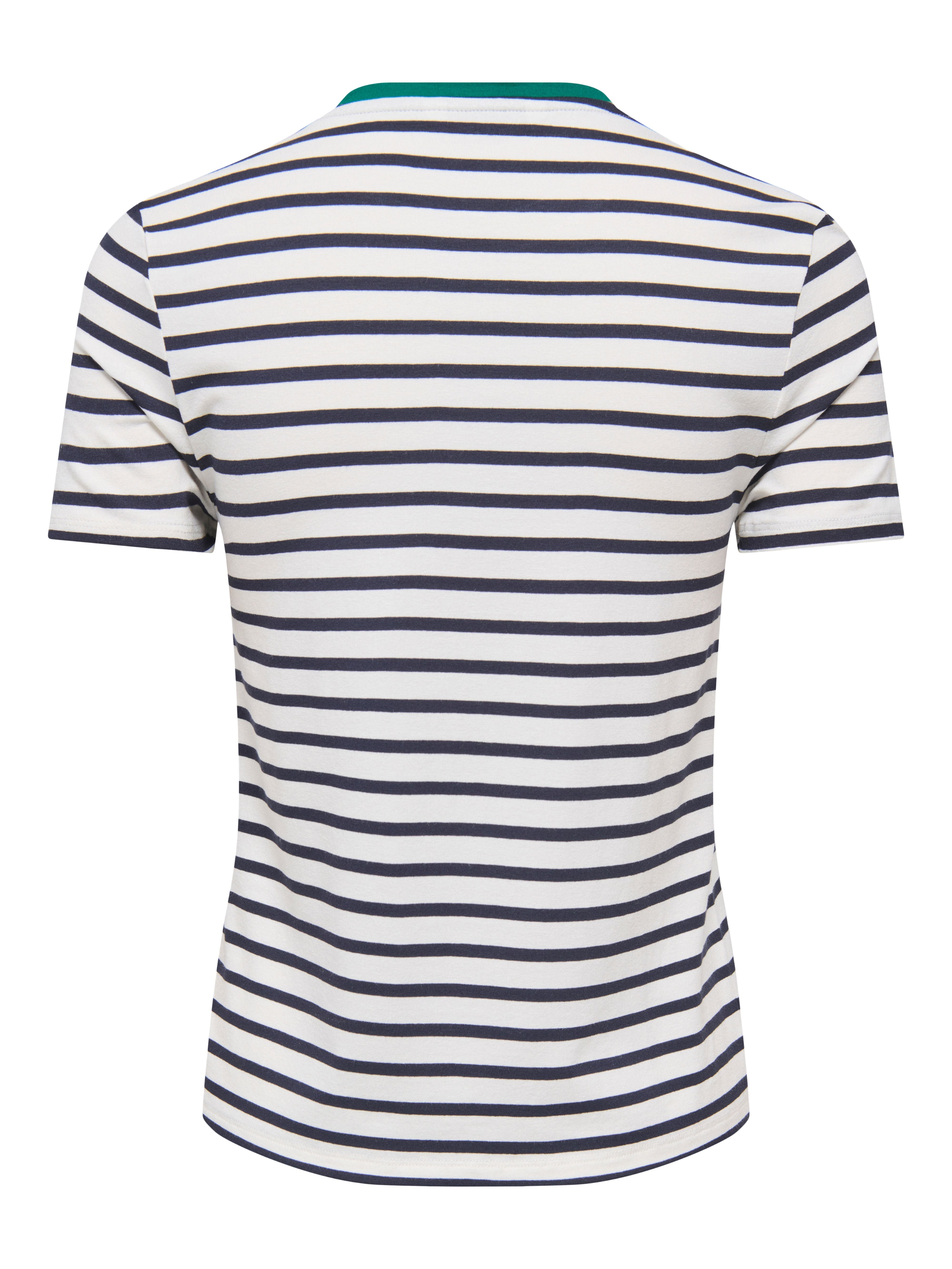 T-shirt Only Righe Fragola