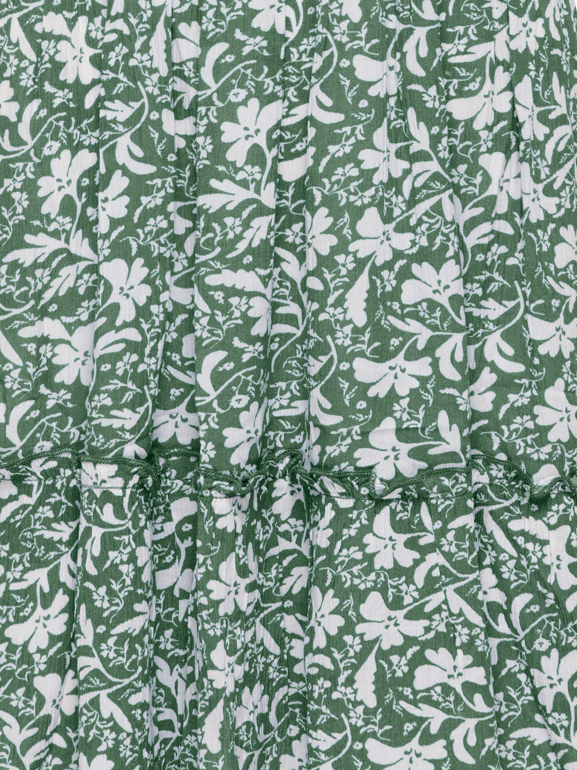 Abito Fernanda a Fiori Verde