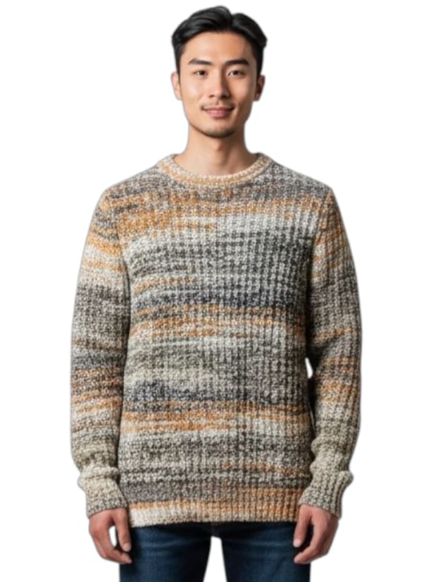 Maglione Arancione Melange Edo