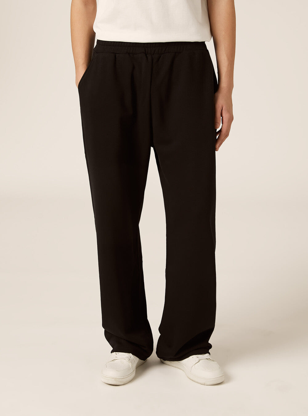 Pantalone jogger Monaco loose nero