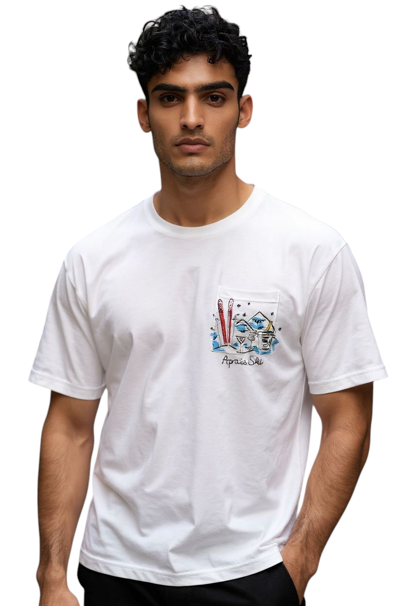 T-shirt Apres-Ski bianca