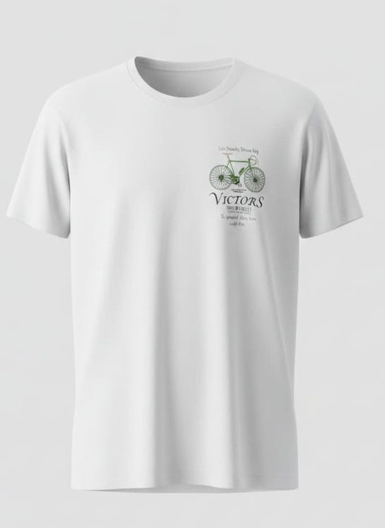 T-shirt Victors con Grafica Vintage bianca