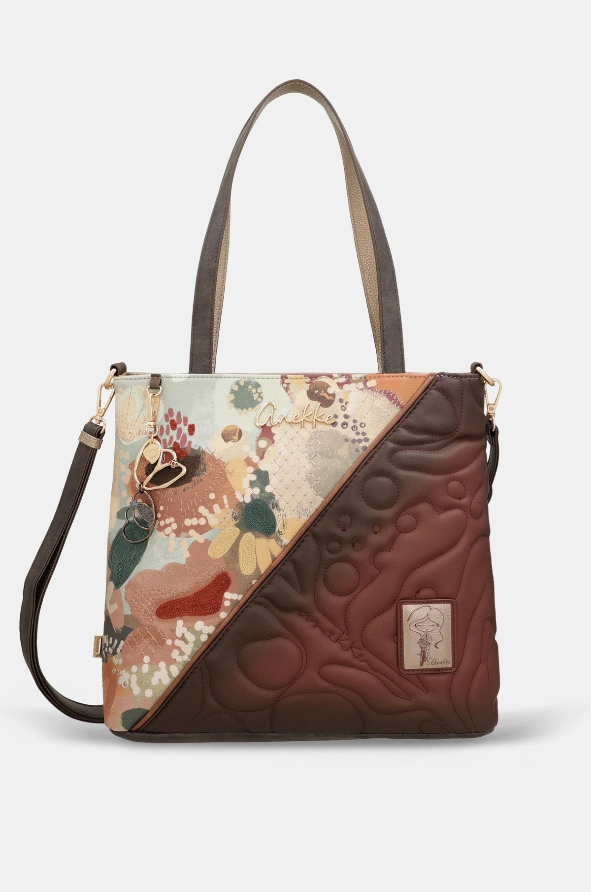 Borsa a Spalla Quadrata Anekke Blossom con Tracolla