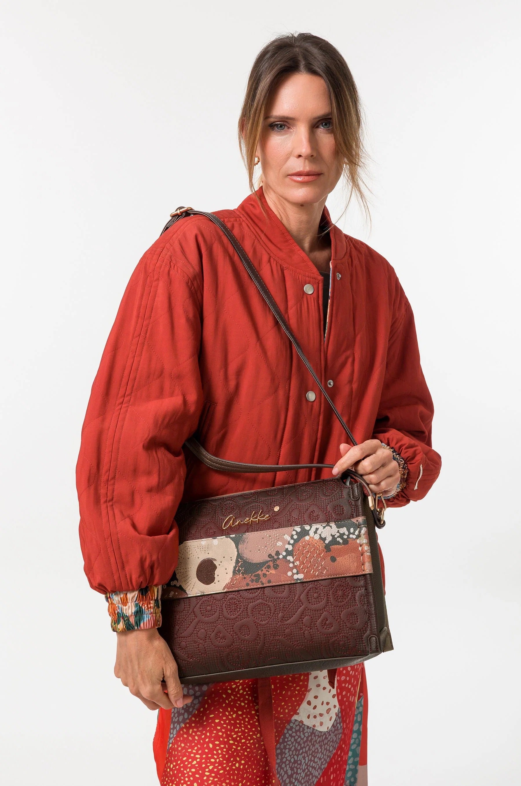 Borsa Anekke Blossom a Spalla e Tracolla Multicolore