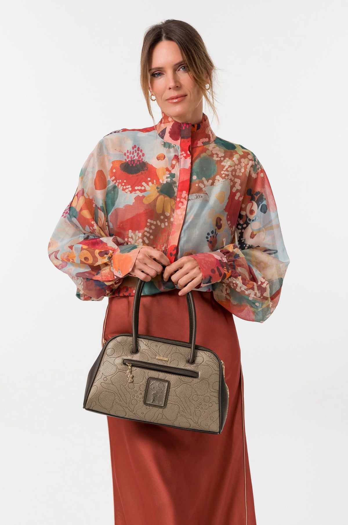 Borsa a Mano con Tracolla Donna Anekke Blossom