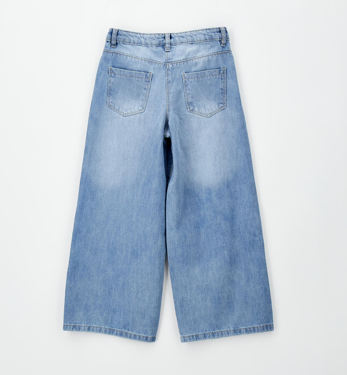 Jeans Wide Leg con Rotture