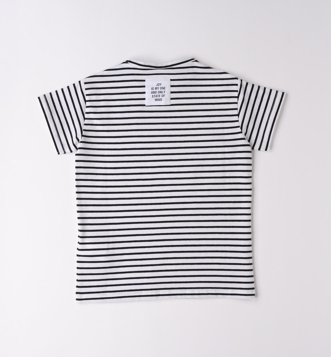 T-shirt a Righe Black e White
