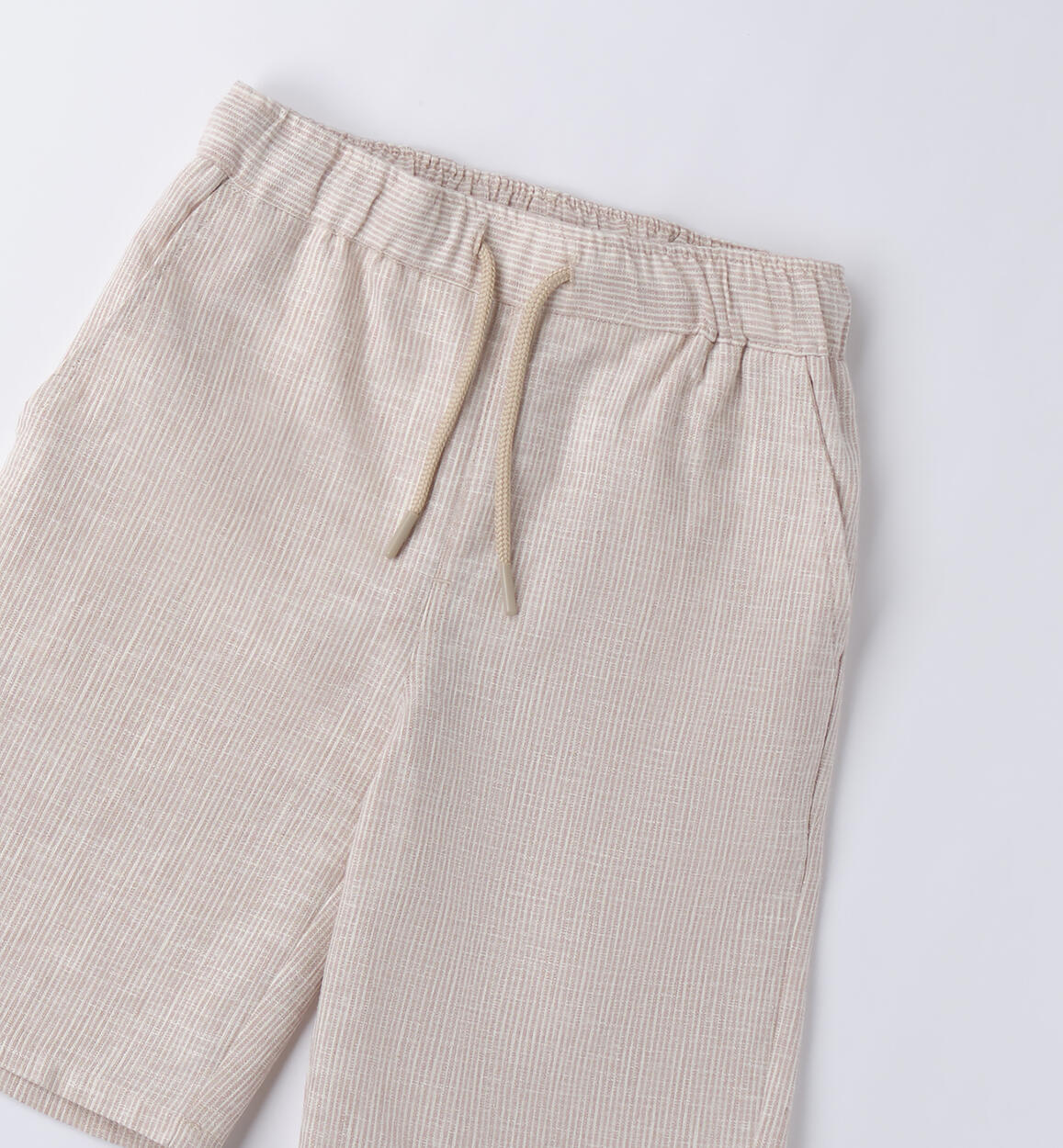 Pantalone righe sabbia bianco junior  Feel