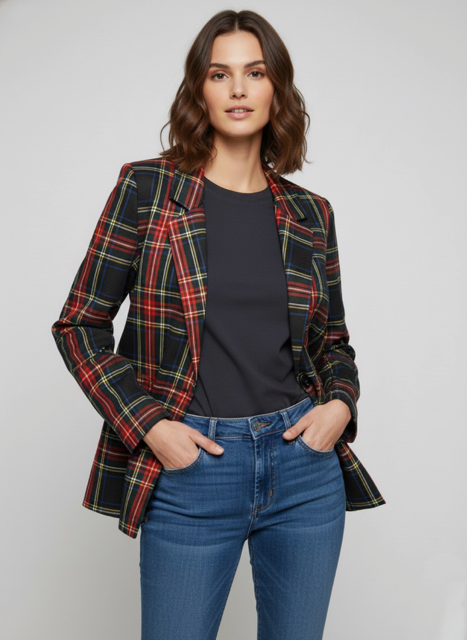 Blazer Scozzese Natale