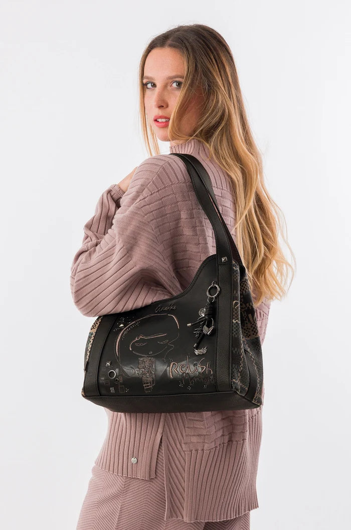 Borsa Spalla Anekke Iron Nera