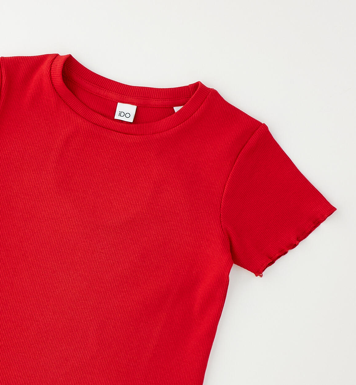 T-shirt Cut Out Rosso