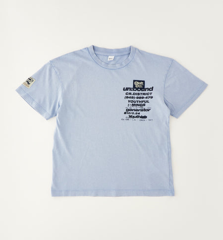 T-Shirt Urban Youthful Minds Azzurro Polvere