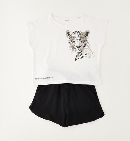 Completo Casual con Leopardo