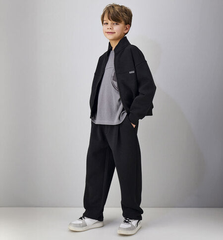 Pantaloni Jogger Kingston in Scuba Nero