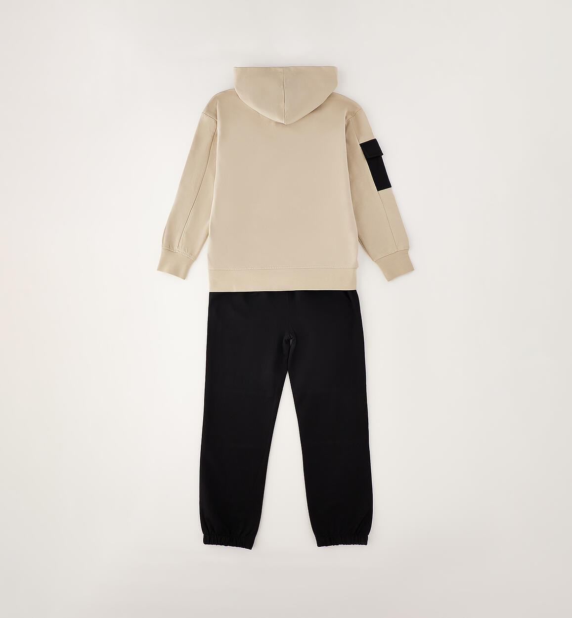 Completo Tuta Street Style BRNX Beige e Nero Garzato