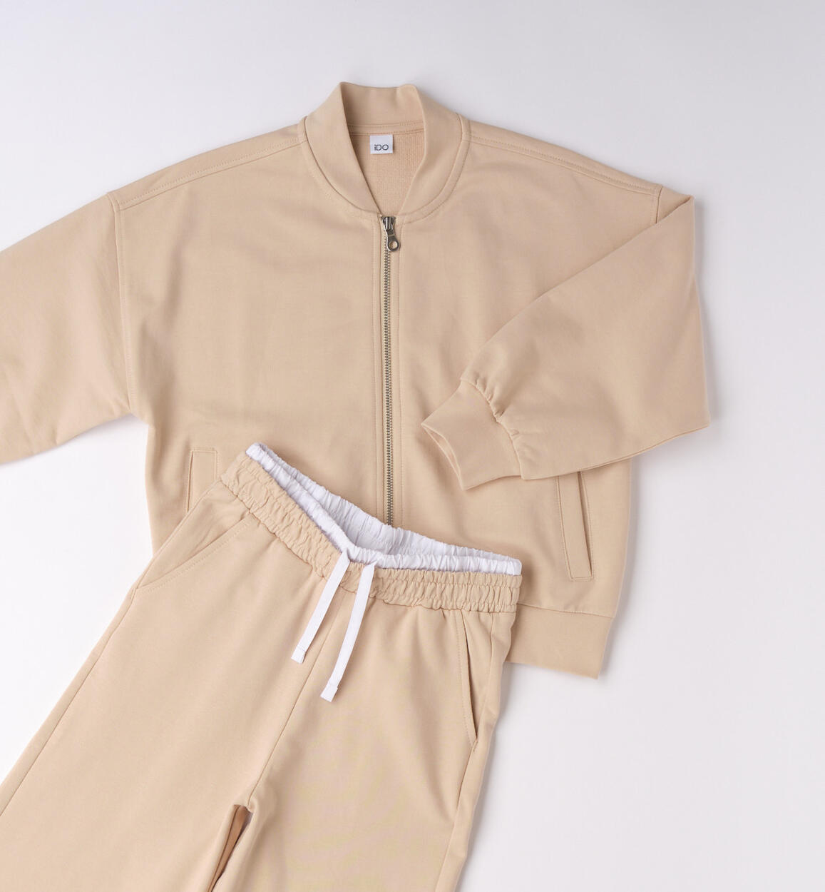 Tuta Comfy Chic Beige Sabbia Garzato